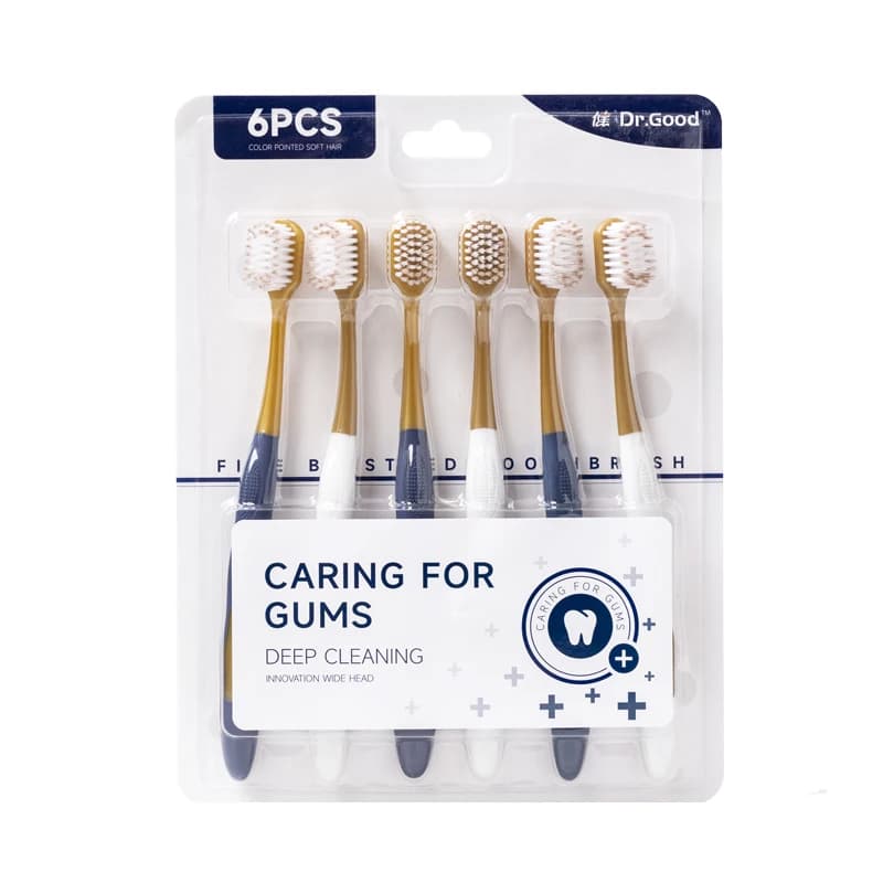 soft bristle wide-head adult toothbrush — image 7