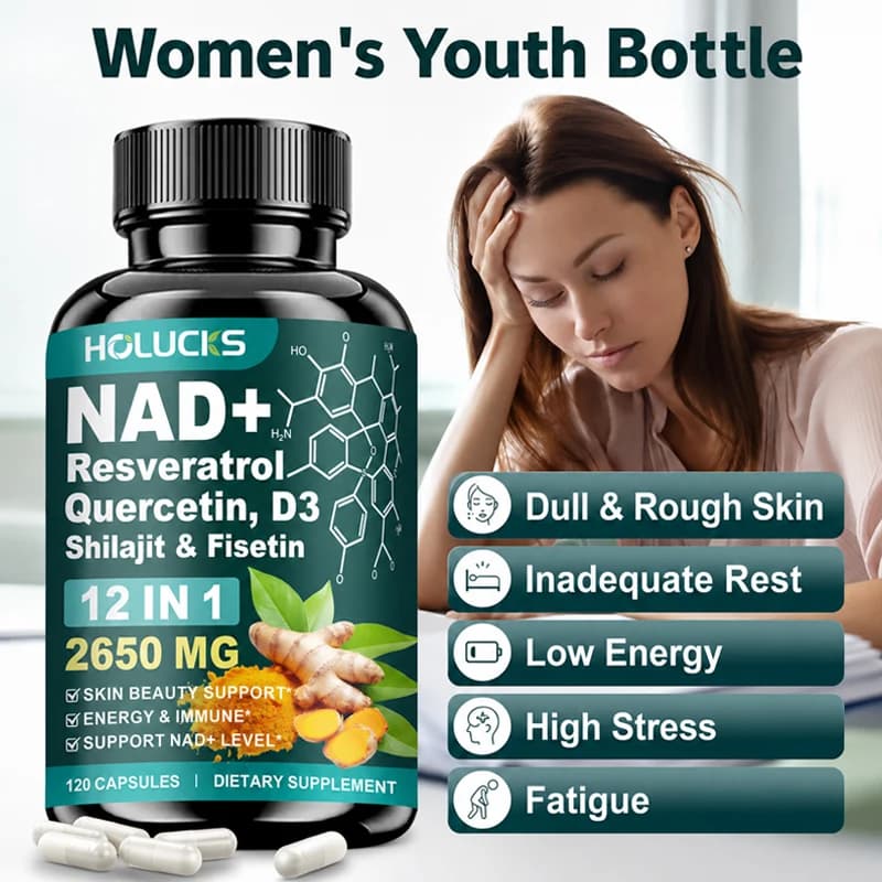 NAD+ and resveratrol supplement capsules — image 4