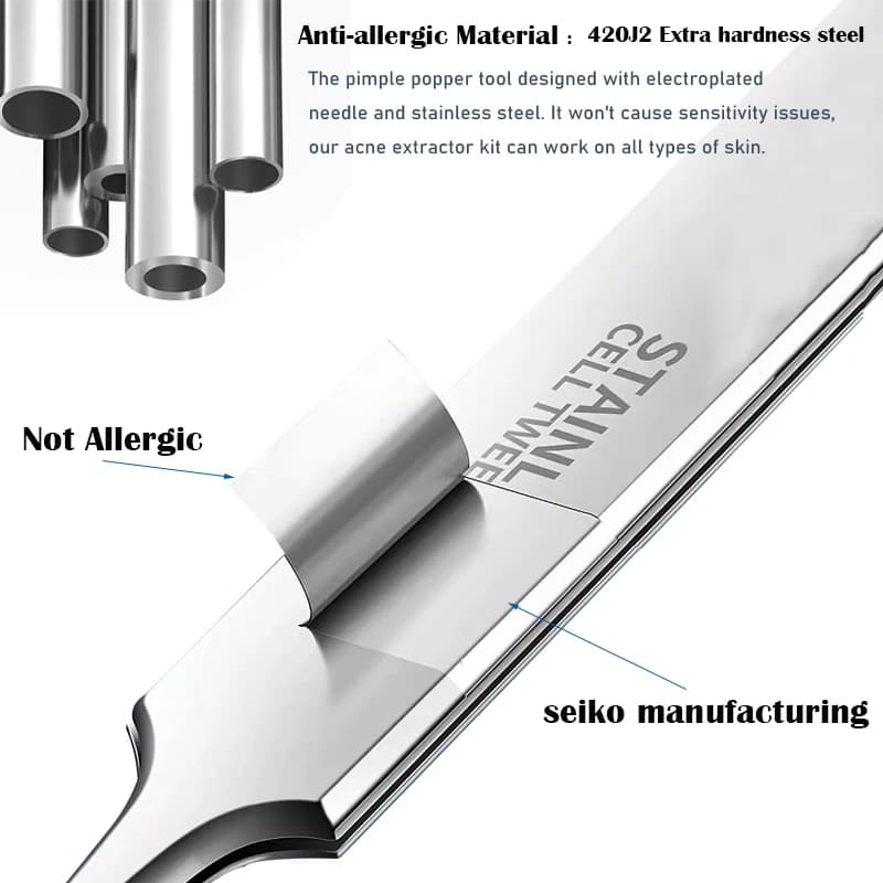Stainless steel acne and blackhead removal needle — image 6