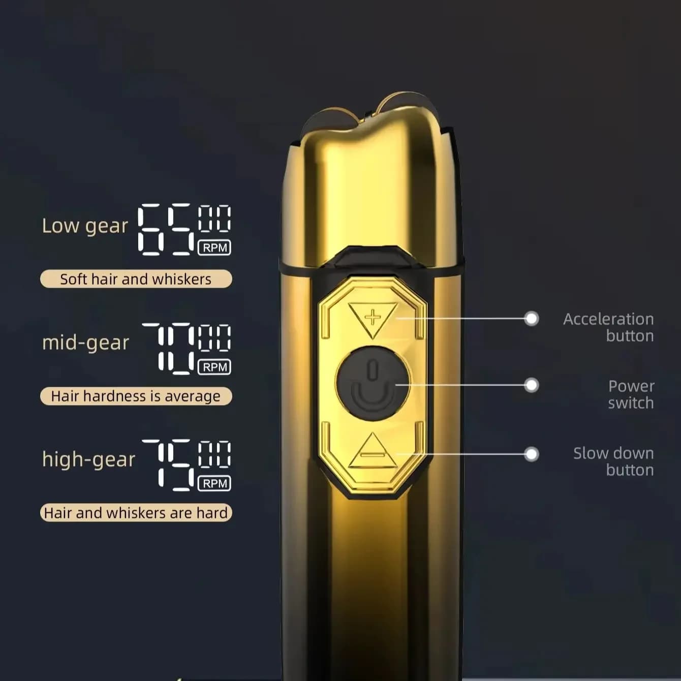 Kemei TX10 rechargeable foil shaver — image 3