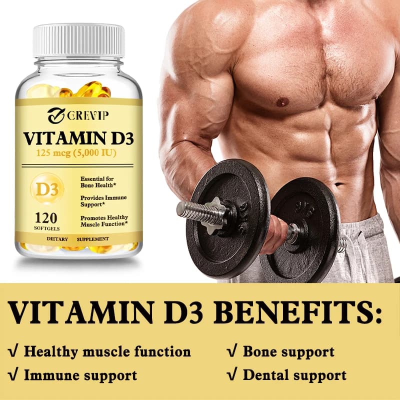 Vitamin D3 supplement bottle — image 4
