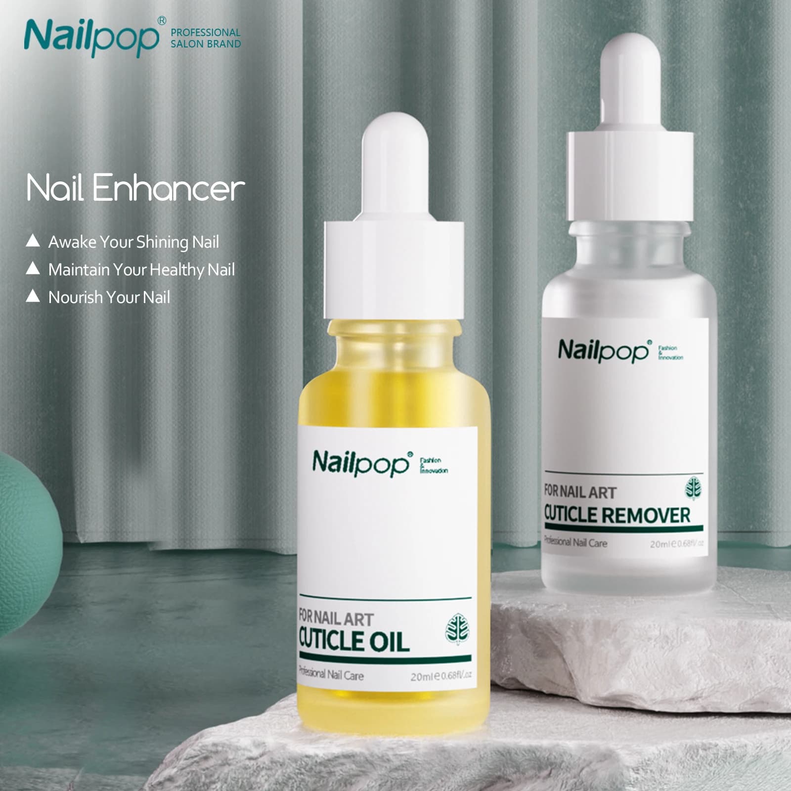 cuticle remover and repair kit with oil bottle — image 1
