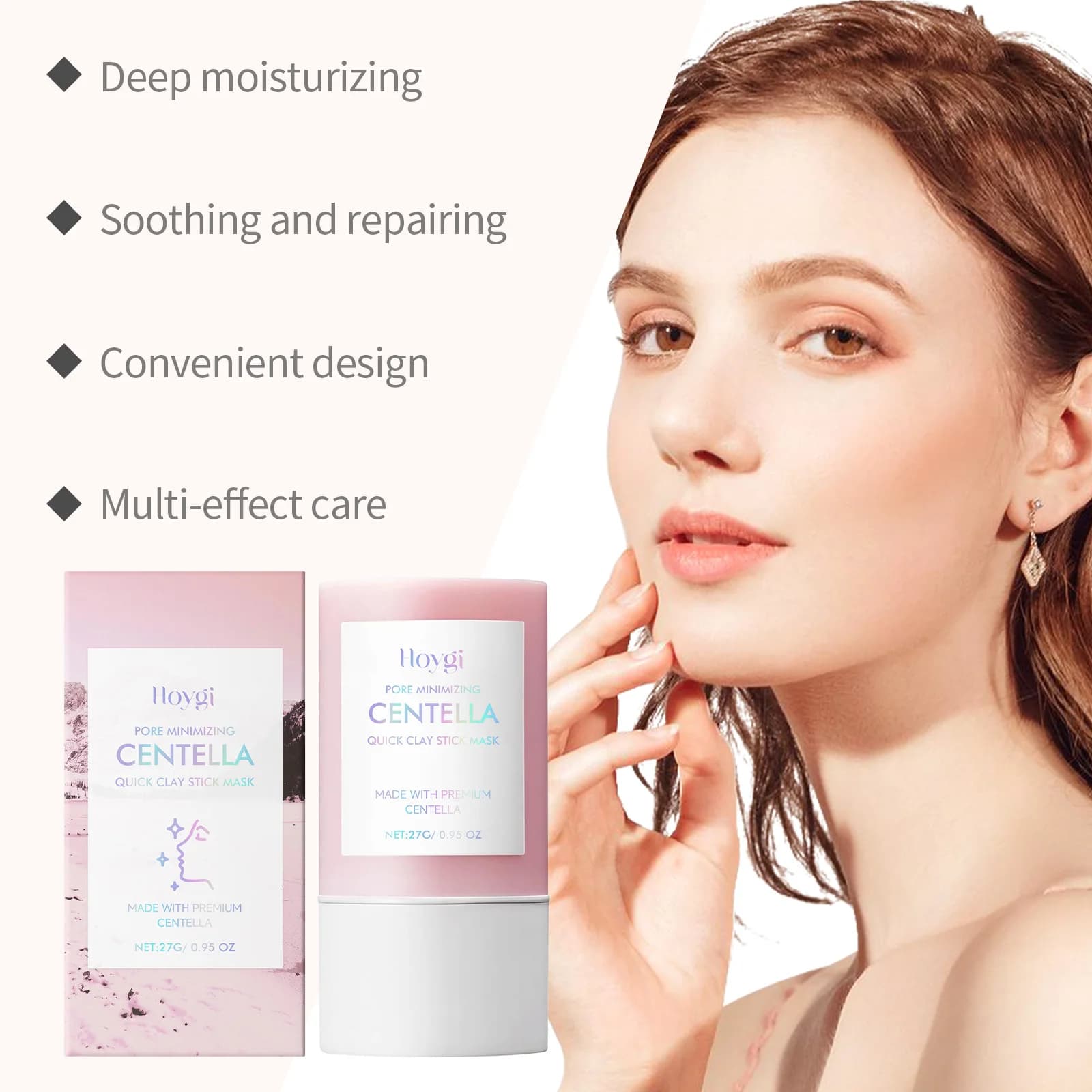 Centella clay stick mask in a compact tube — image 2