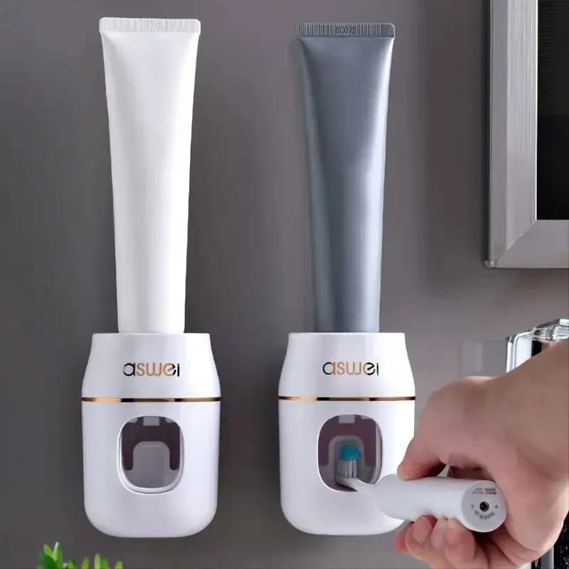 toothpaste squeezer with built‑in storage rack — image 4