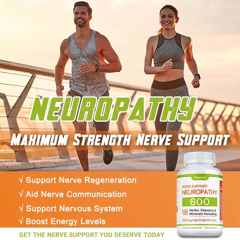 Neuropathy support supplement bottle — image 5
