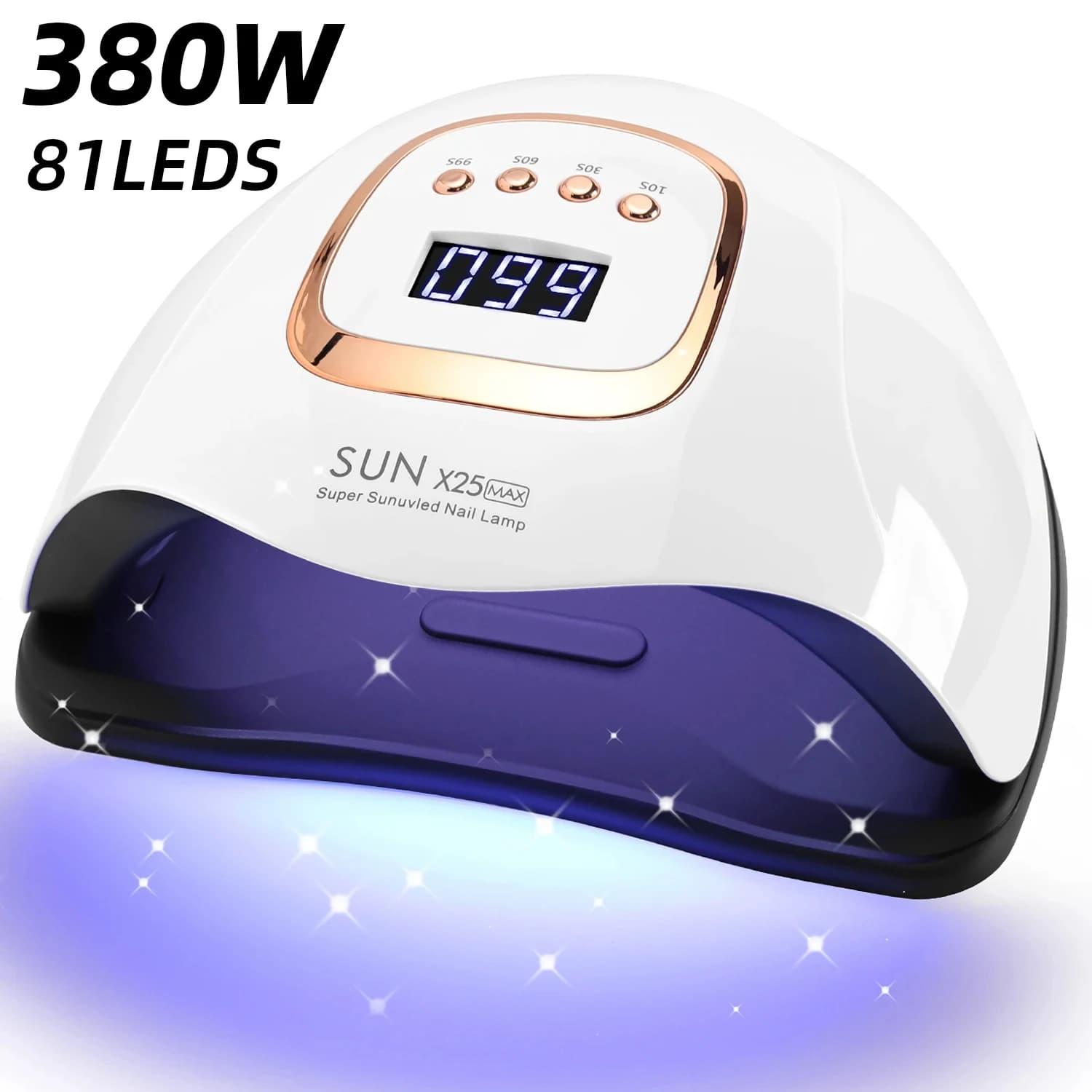LED light therapy lamp with sensor and timer controls — image 8