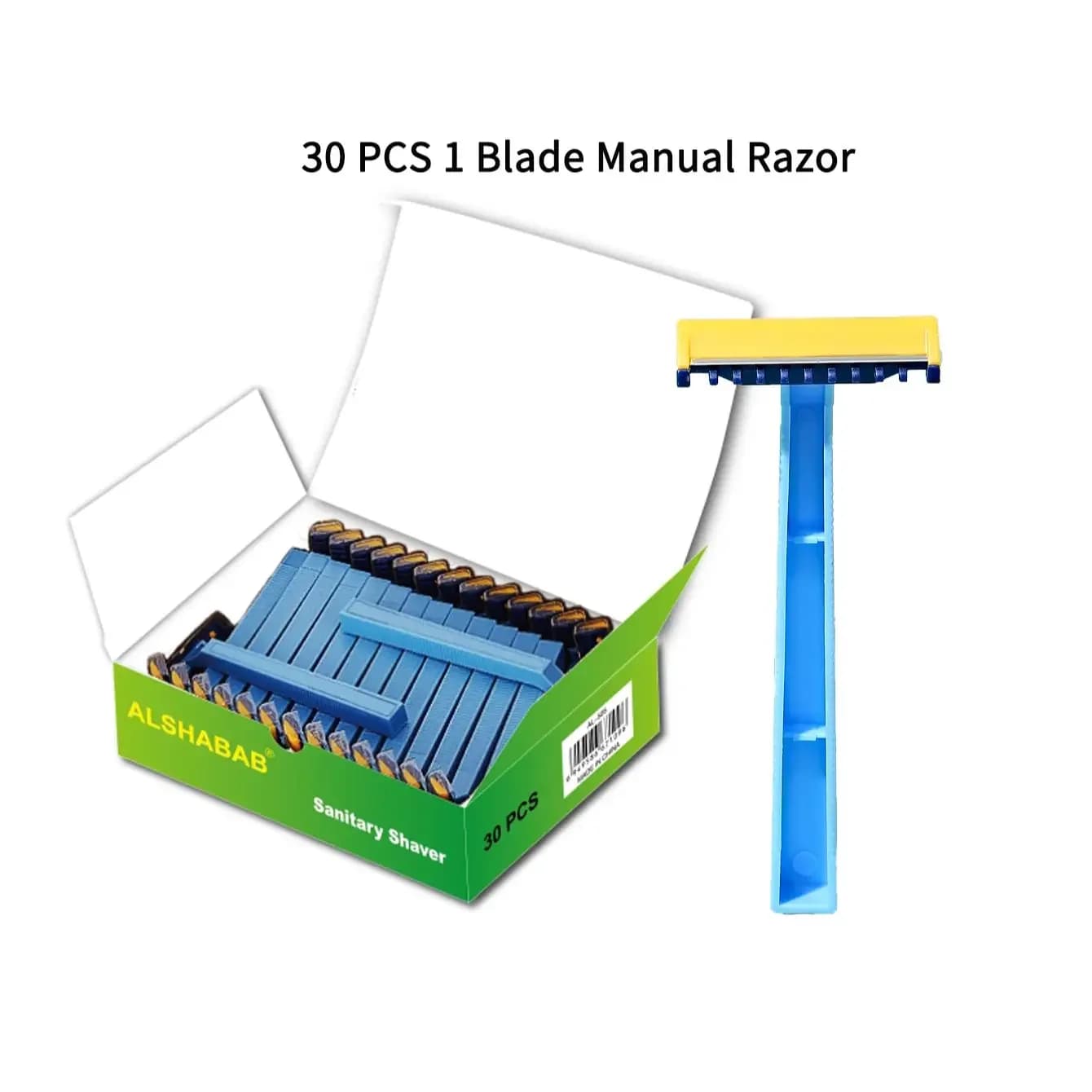Box of 30 disposable women's razors with comb head — image 2