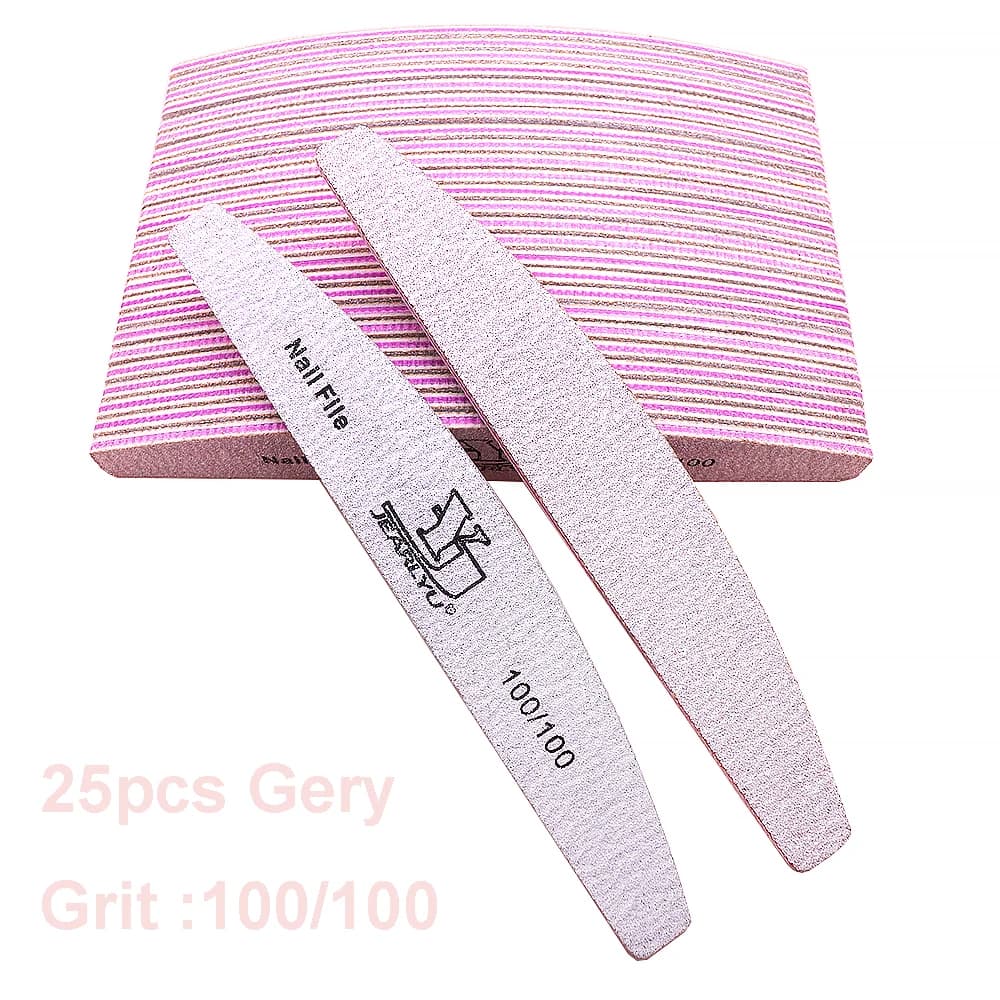 Mixed grit nail file set with five colors — image 7