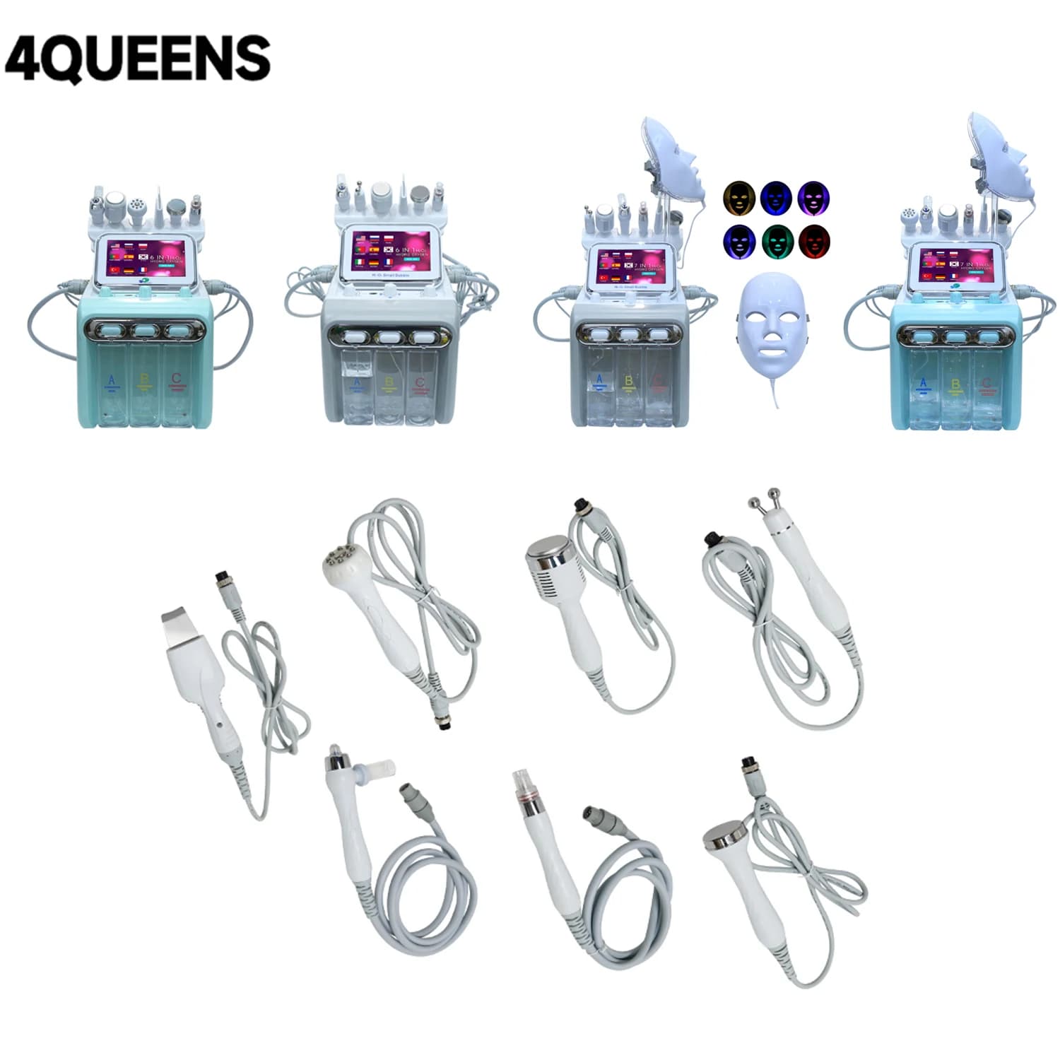 Ultrasonic Facial Scrubber with Oxygen Hydro Machine
