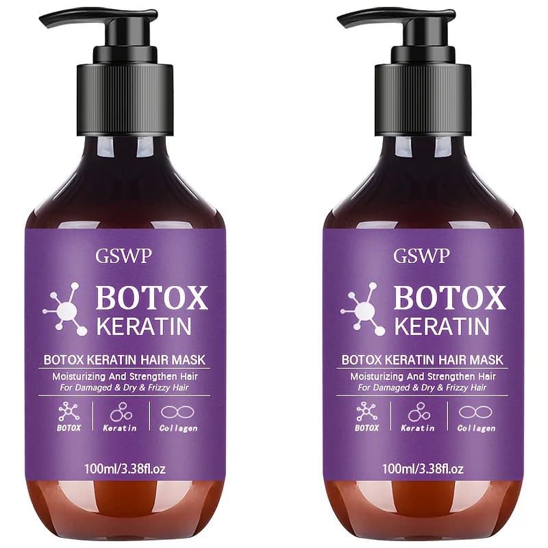 Botox keratin hair mask in a 100 ml jar — image 7