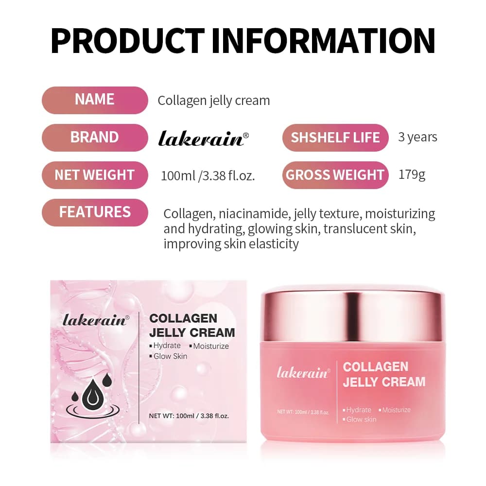 collagen jelly cream with niacinamide in a white jar — image 6