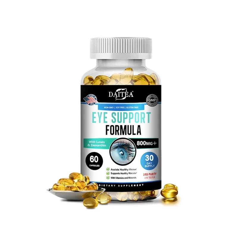 bottle of eye support supplement with vitamins and minerals — image 8