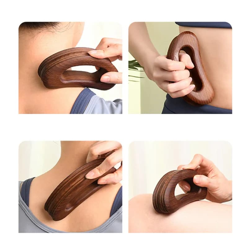 Wood therapy massage tool for cellulite and lymphatic drainage — image 6