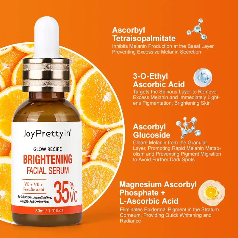 Vitamin C face serum bottle with hyaluronic acid — image 4