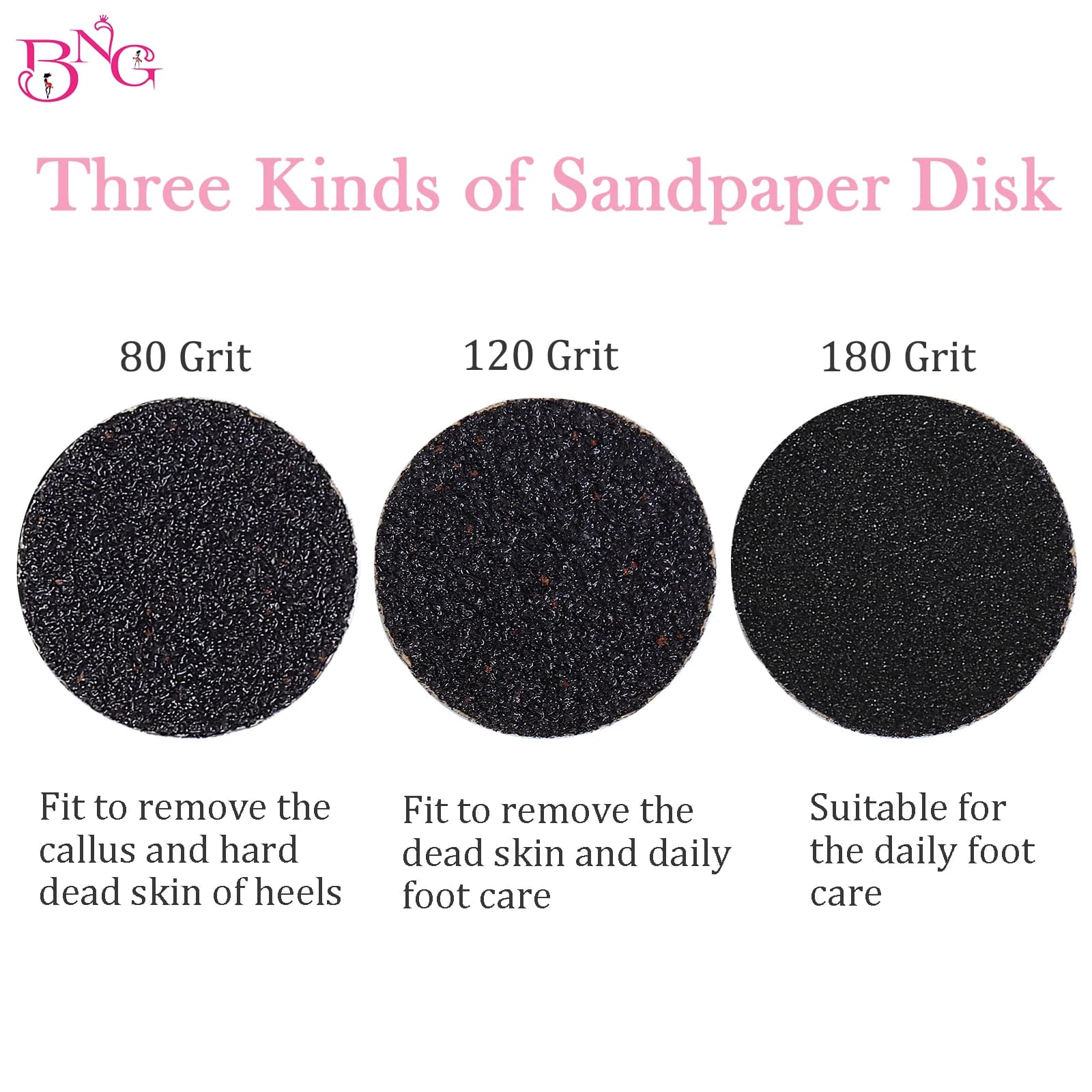 Foot callus remover disc with replaceable sandpaper — image 3