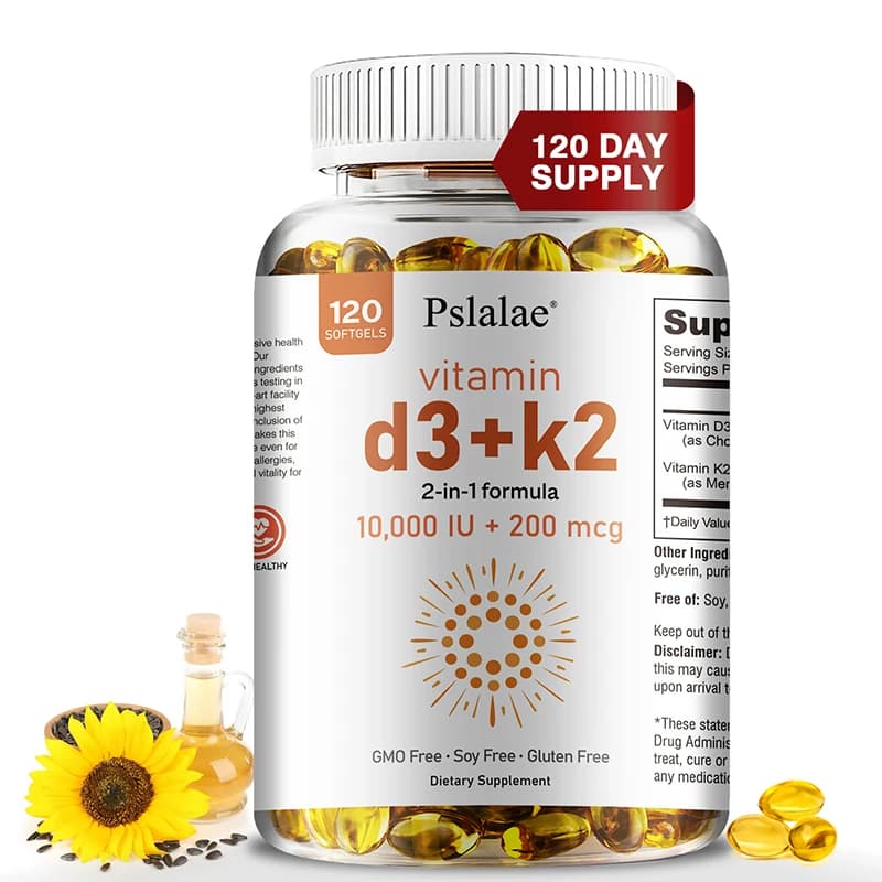 Vitamin D3 10,000 IU with K2 200 µg