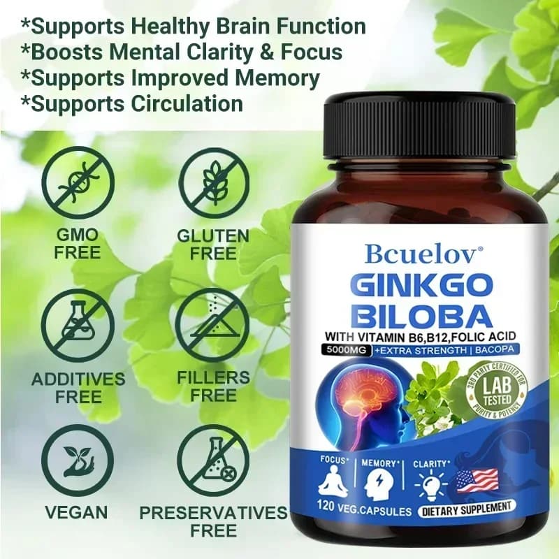 ginkgo biloba 5000 mg extra strength capsules — image 6