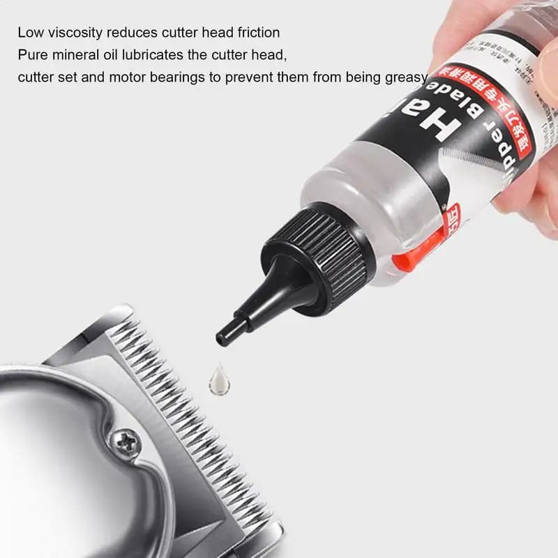 bottle of hair clipper lubricant oil — image 5