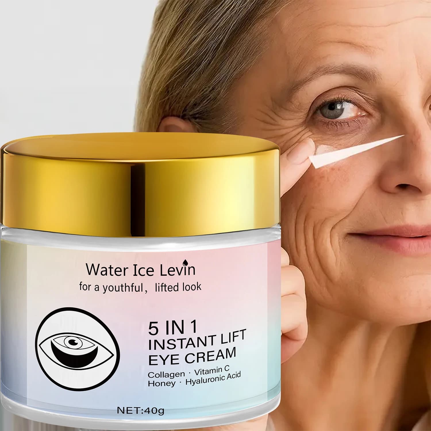 Collagen and vitamin C eye cream tube — image 3