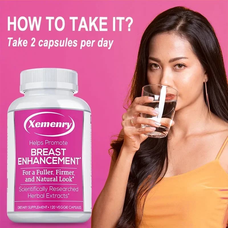 bottle of natural chest supplement — image 5