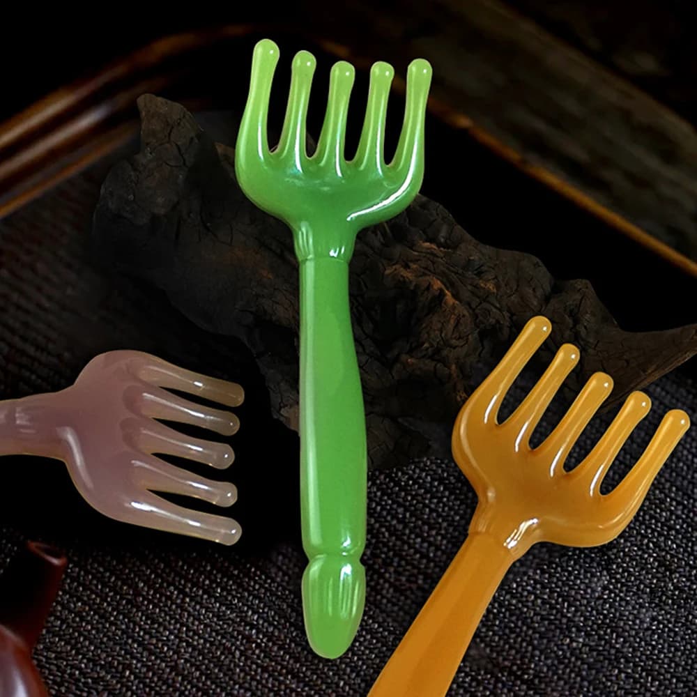handheld scalp massage comb — image 2
