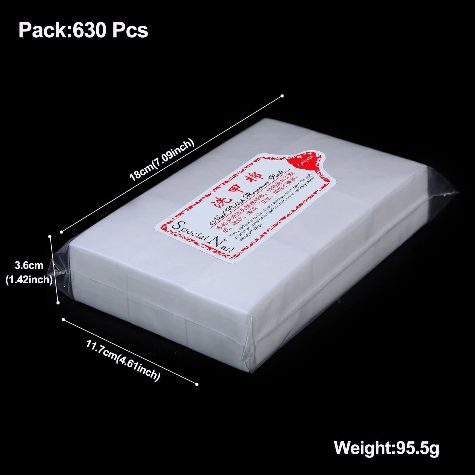 soft lint-free non-woven nail wipes — image 7