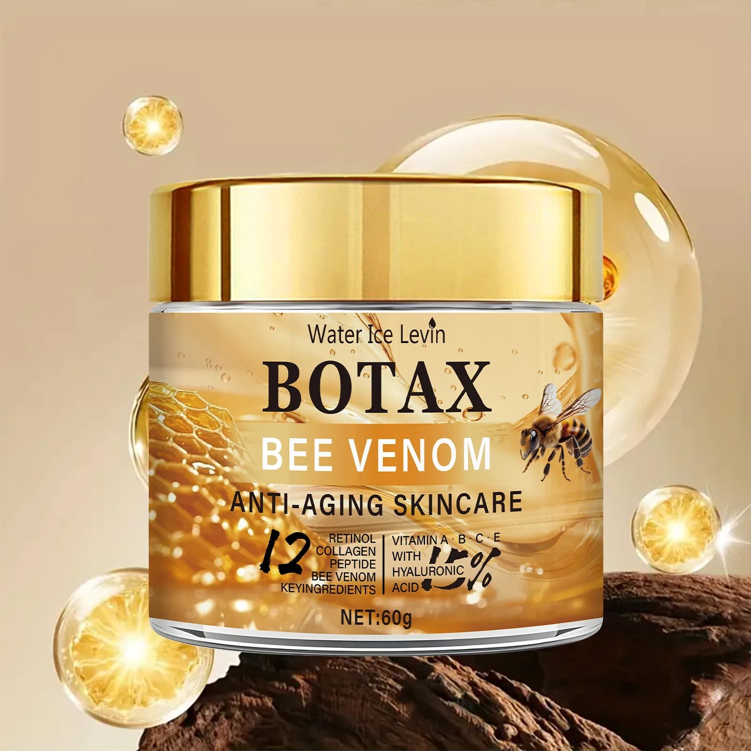 Bee venom cream jar — image 3