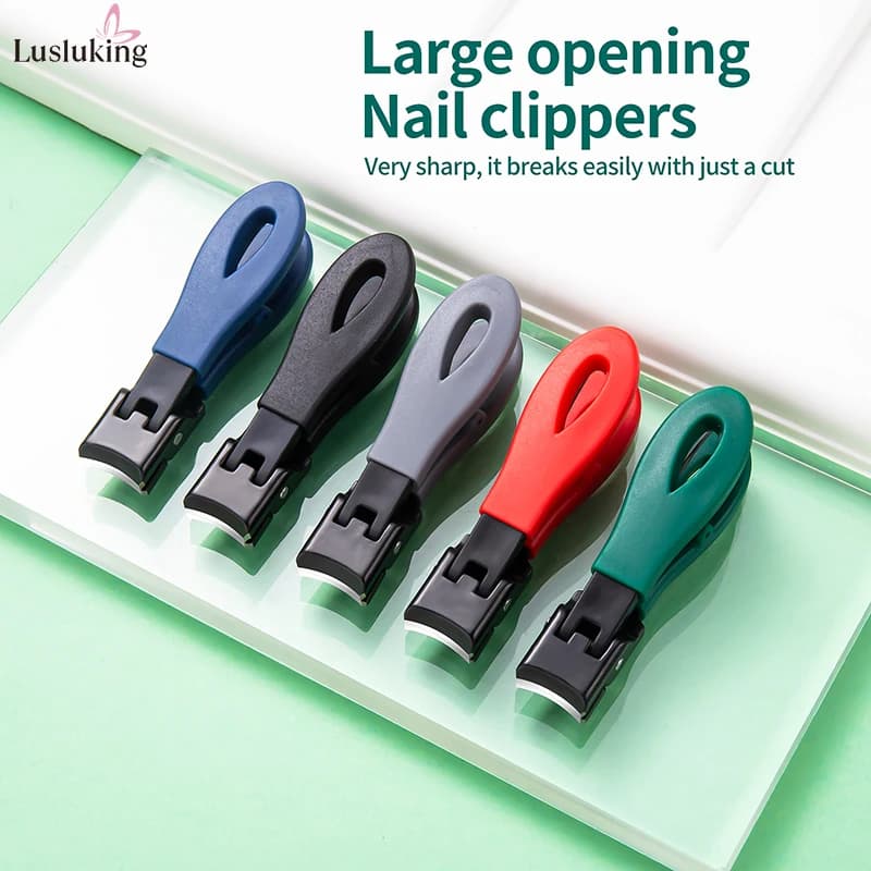 Stainless steel large-jaw nail clipper with 8mm opening — image 5