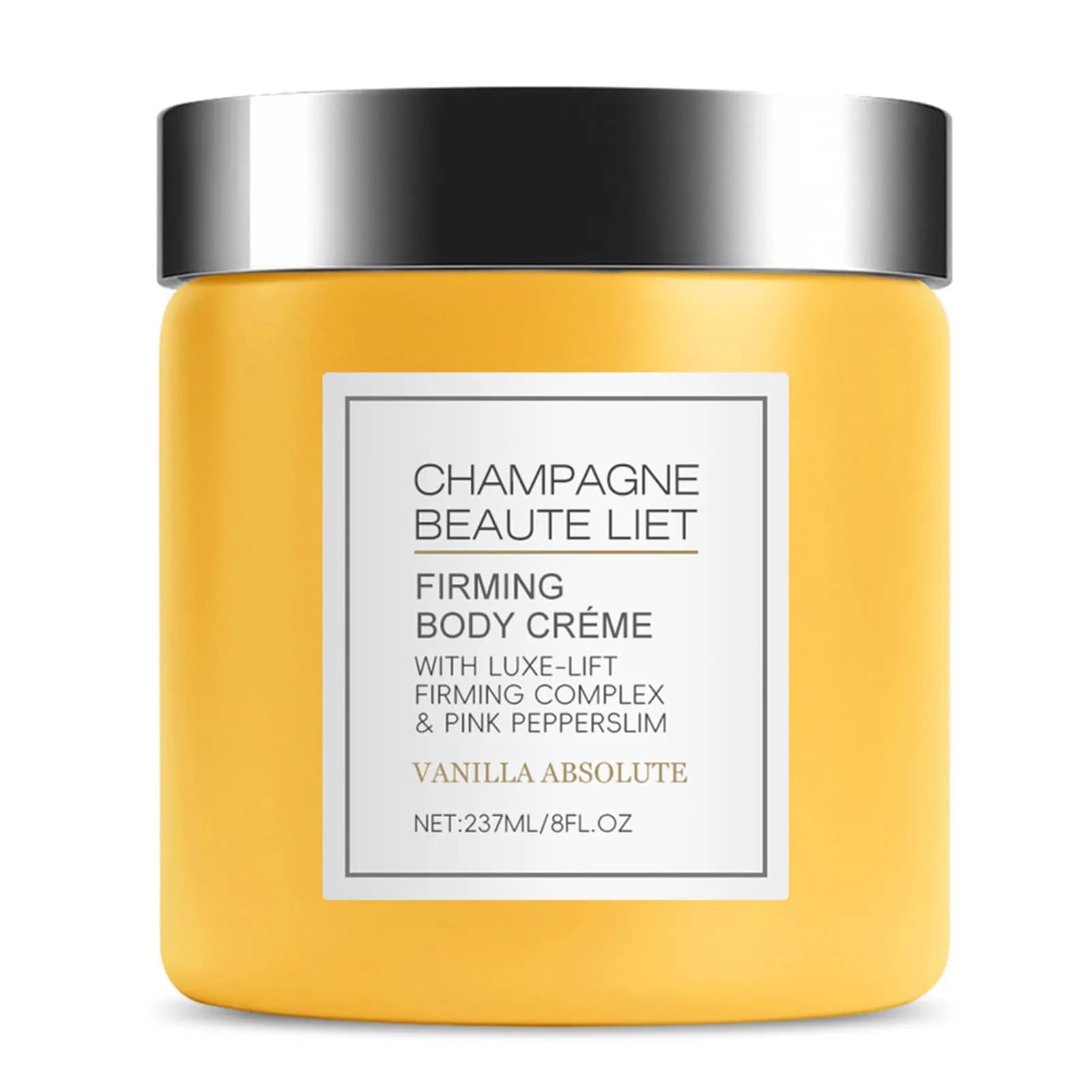 Champagne firming body cream tube — image 7