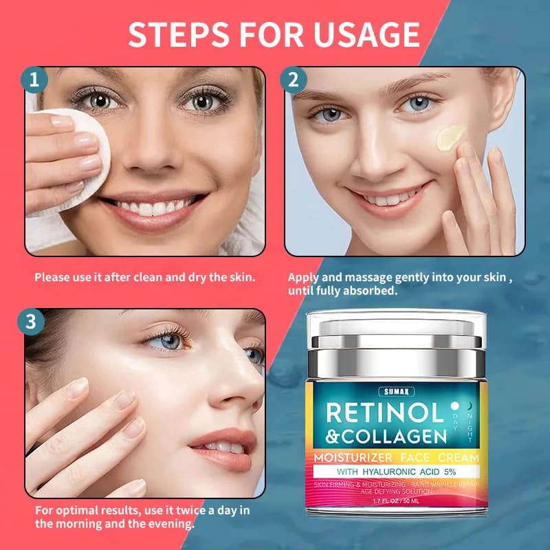 Retinol anti-aging face cream tube 50ml — image 6