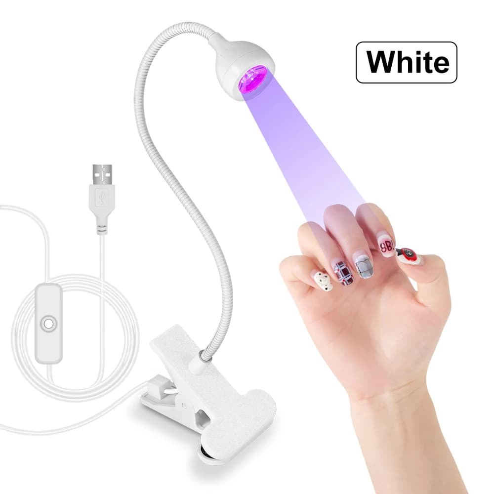 clip-on mini LED UV nail lamp — image 8