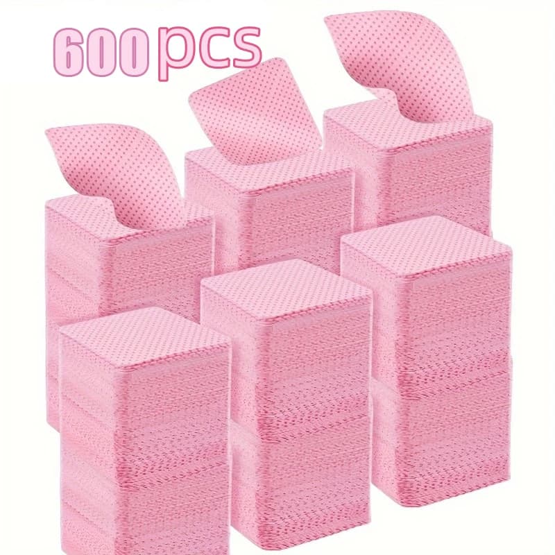 Cotton gel nail polish remover wipes pack — image 3