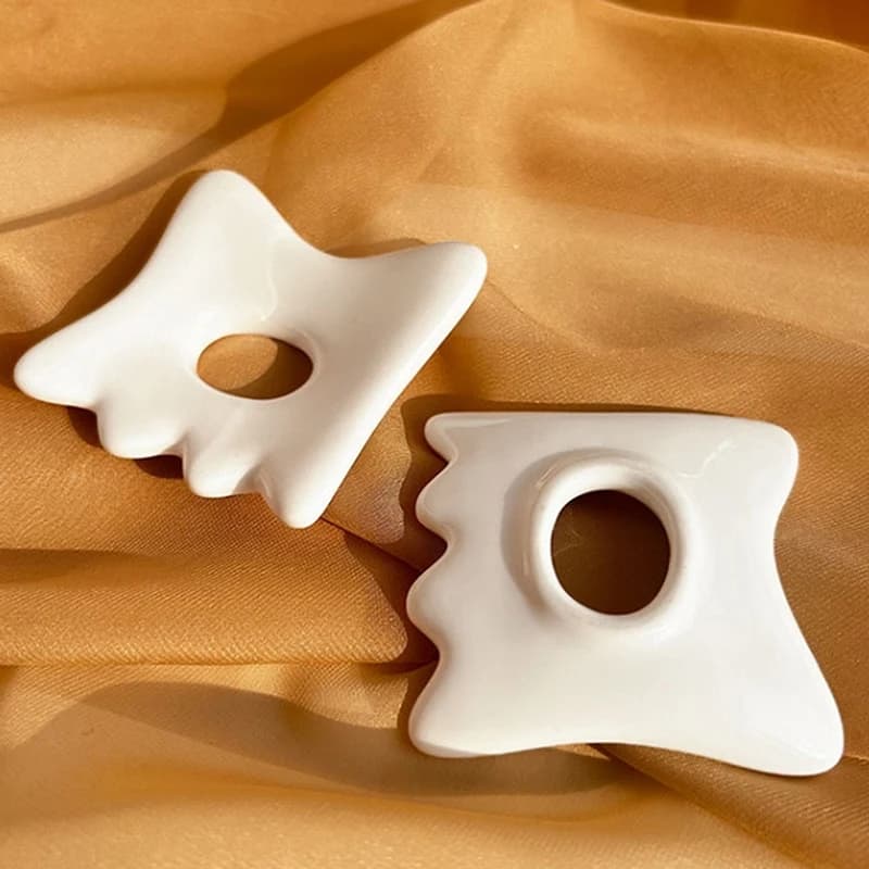ceramic gua sha facial scraping board — image 4