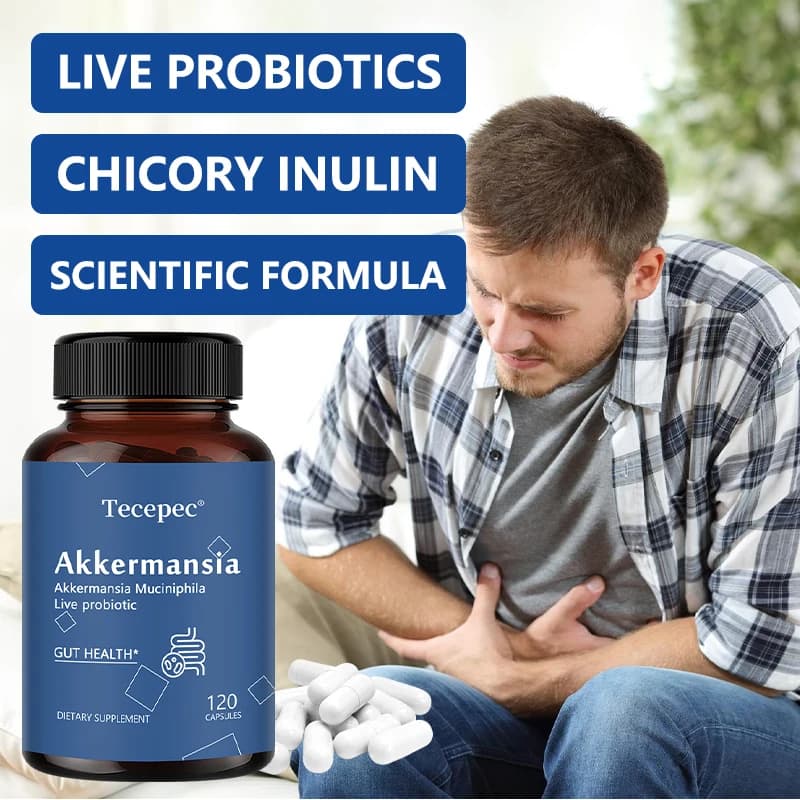Akkermansia muciniphila probiotic capsules bottle — image 5