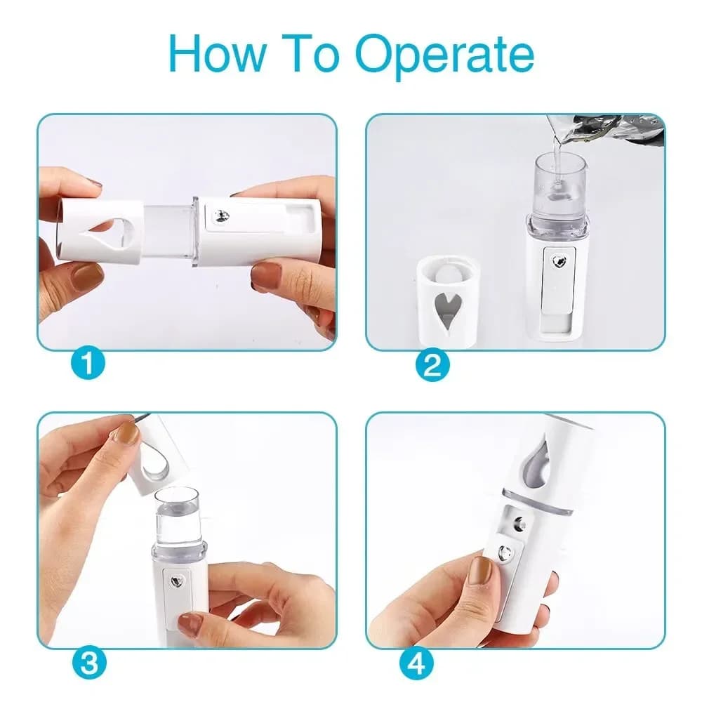 handheld nano facial steamer mist sprayer — image 4