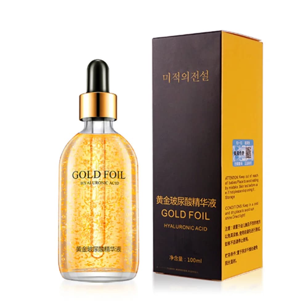 24K gold hyaluronic acid and niacinamide face serum bottle — image 6