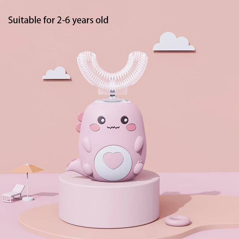 U‑shaped electric toothbrush for children with cartoon design — image 7
