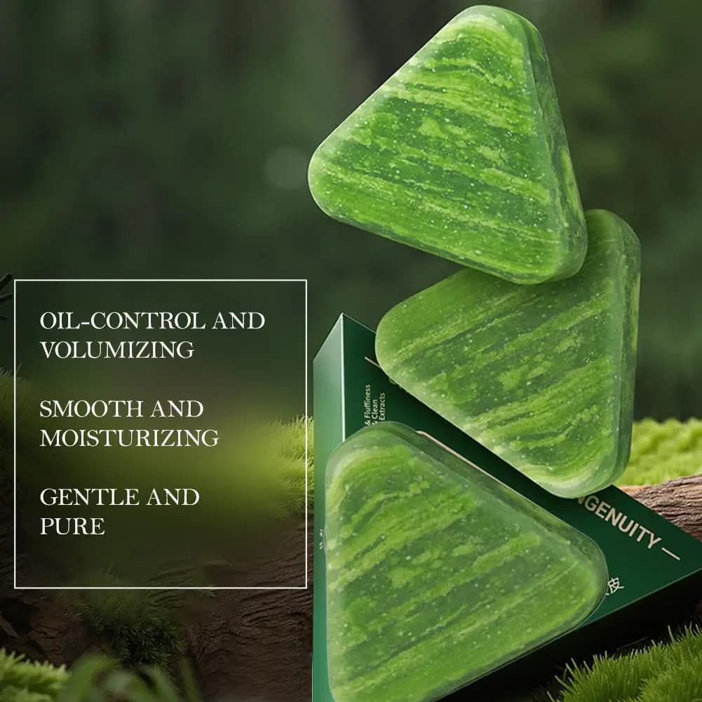 herbal shampoo soap with cypress leaf — image 5