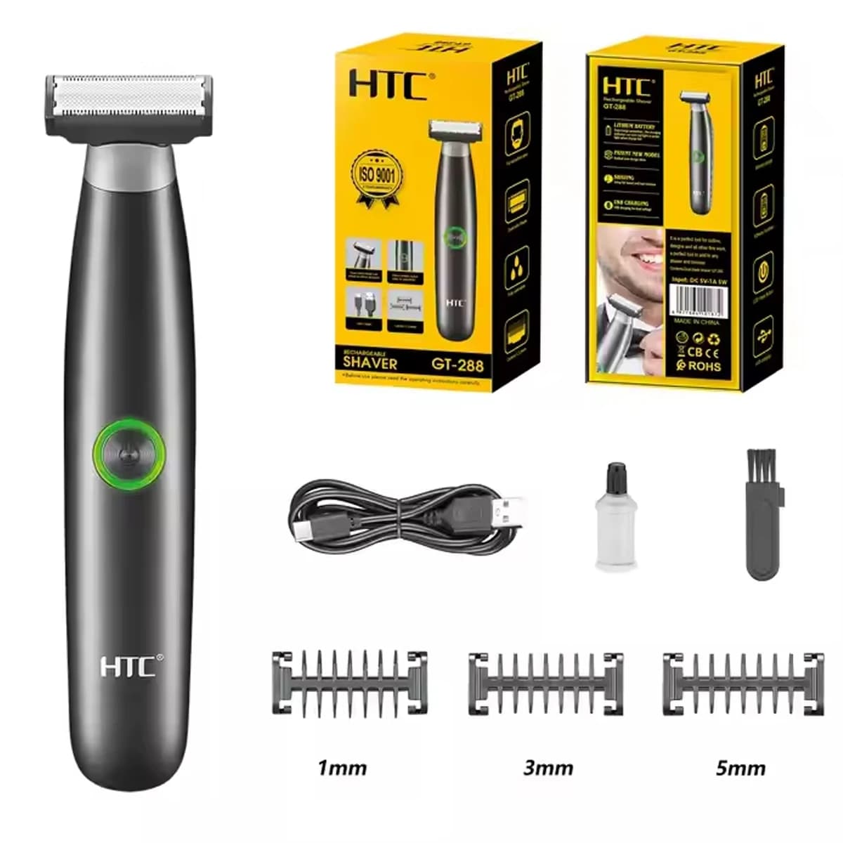 Rechargeable men's groin hair trimmer — image 8