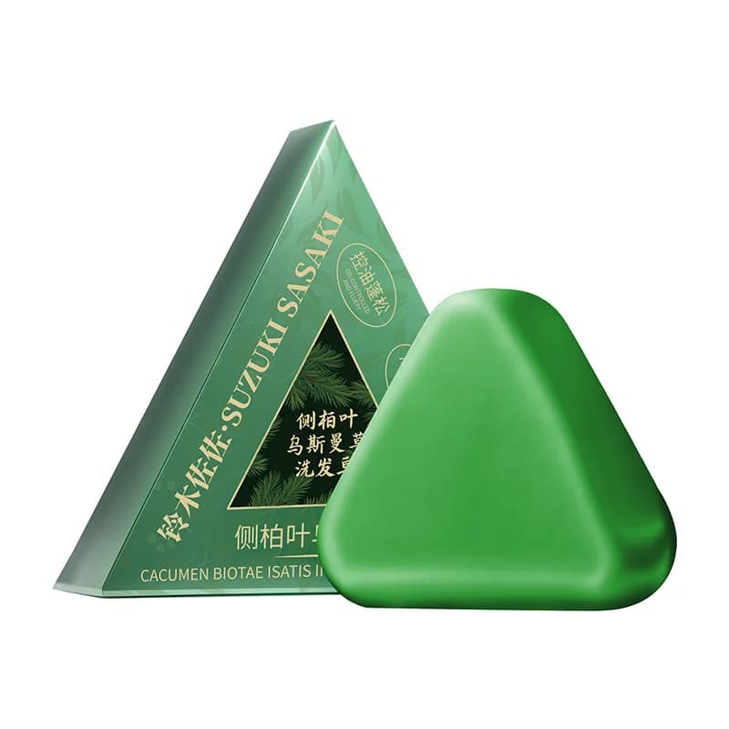 Usman grass and platycladus herbal shampoo soap — image 8