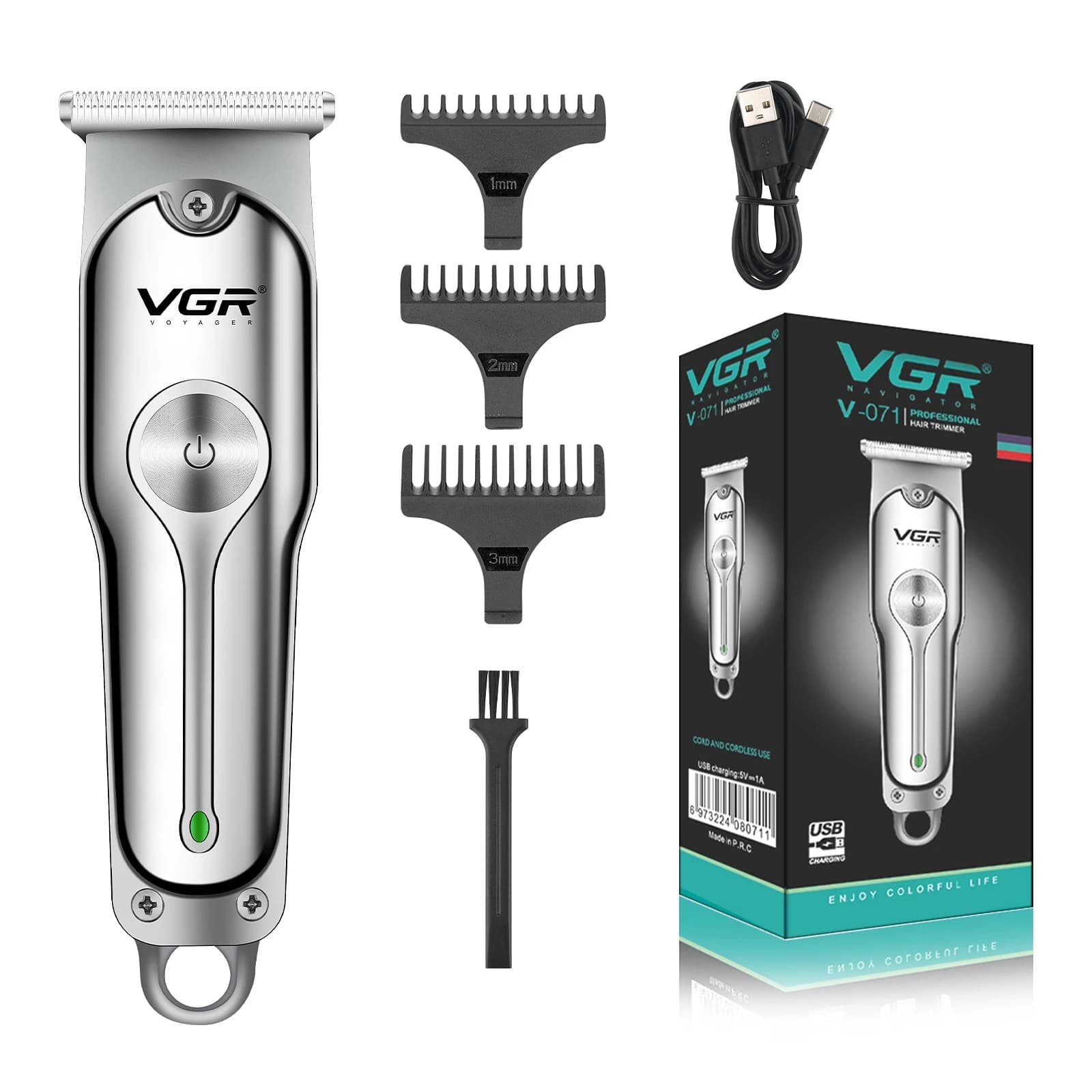 VGR wireless hair clipper for men — image 7
