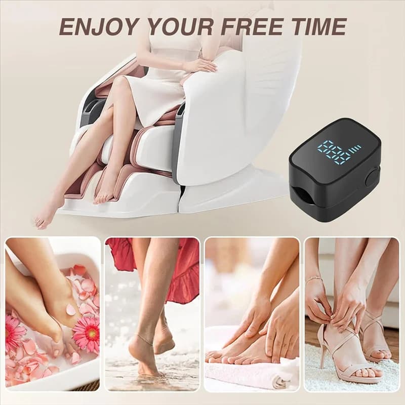handheld infrared and blue LED nail fungus treatment device — image 6