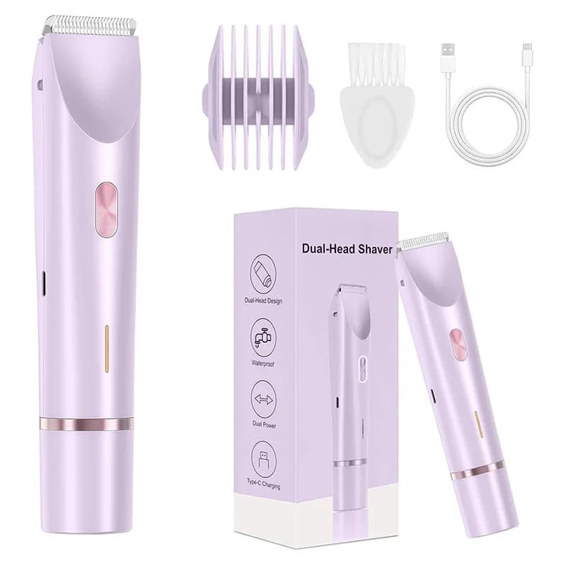 dual head wet dry shaver and trimmer — image 8