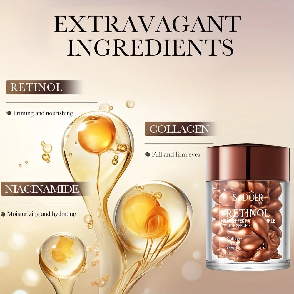 Retinol firming capsule serum bottle — image 4