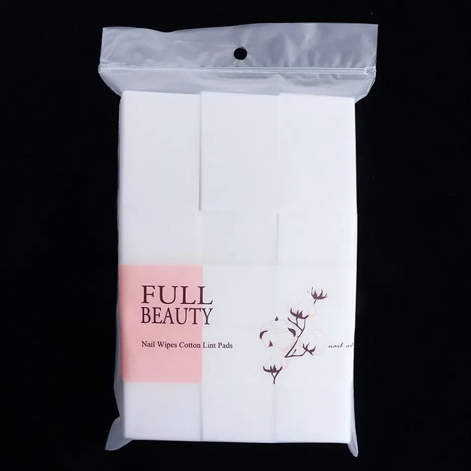 Box of lint-free nail polish remover wipes — image 3