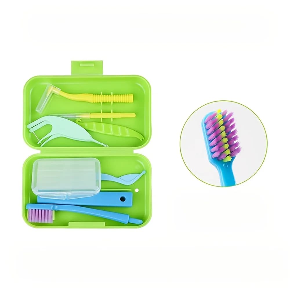 foldable orthodontic dental cleaning travel kit — image 7