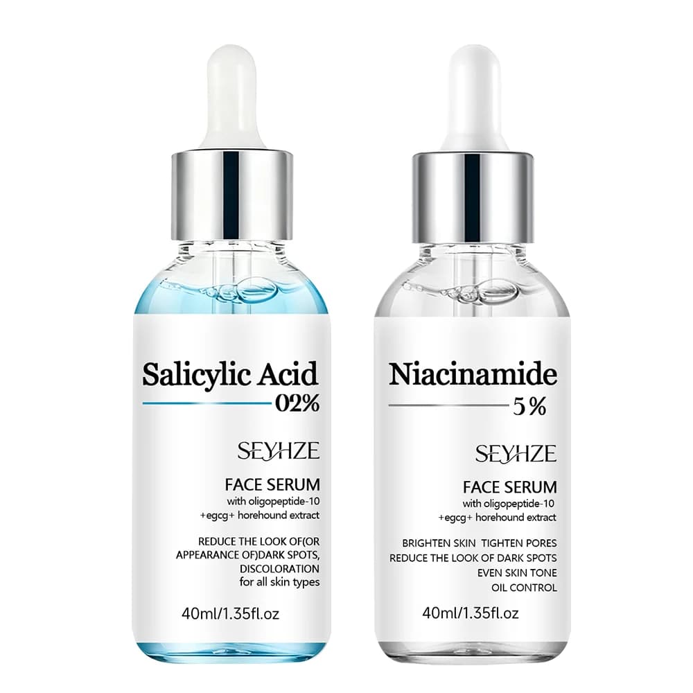 SEYHZE salicylic acid and niacinamide essence bottles — image 8