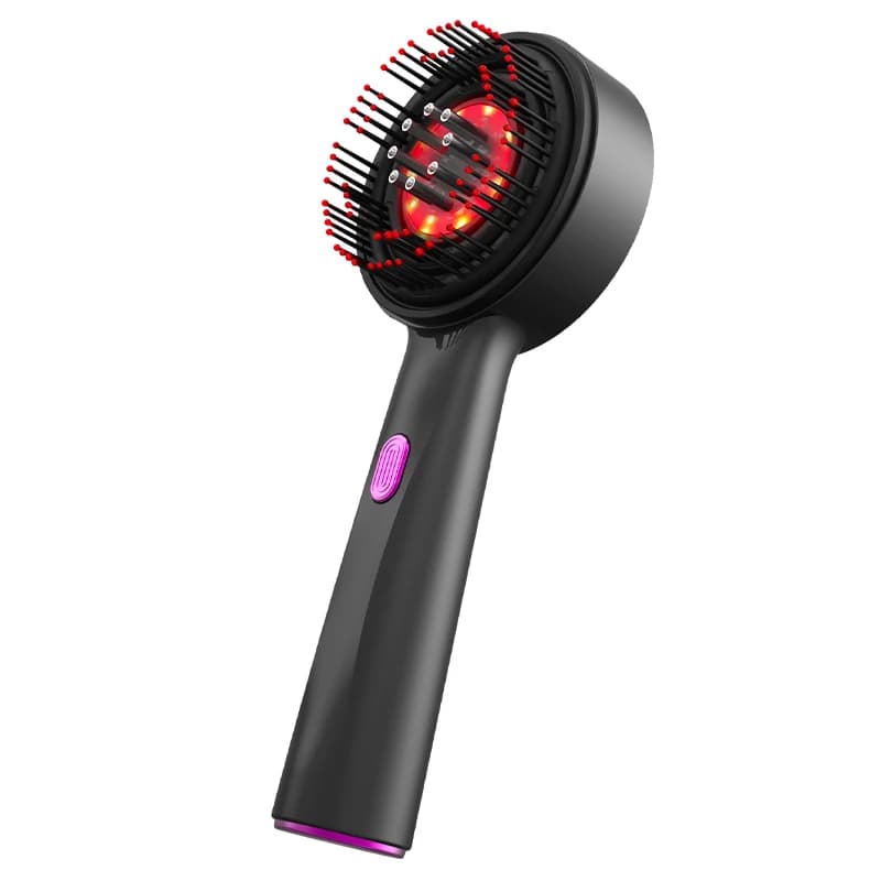 electric vibration massage comb with red light therapy — image 2