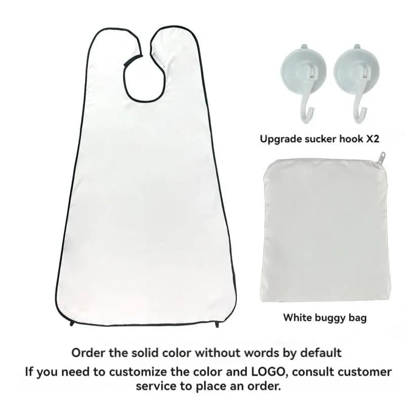 shaving bib with suction cup — image 6