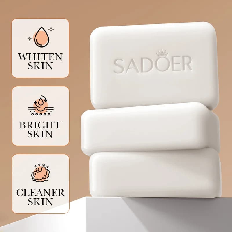 handmade niacinamide arbutin facial soap bar — image 3